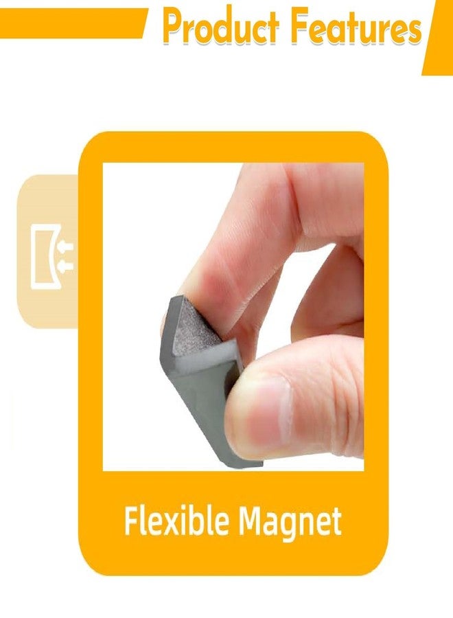 CHUNNIAO Paired Magnets with Adhesive Backing,Small Square 1",Strong Thick Magnet Tape,Matched Sticky Magnetic Sticker(36 Pieces=18 Pairs),Thickness 0.16" - Image 4